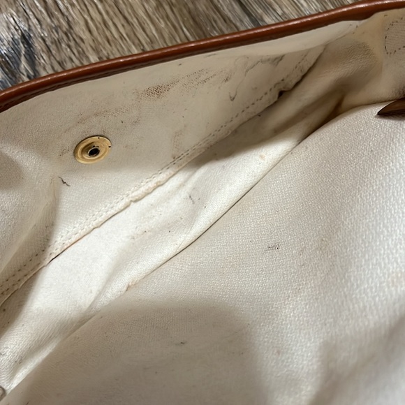 Dooney& Bourke Micro Bag Multicolor Leather Logo Preowned Possibly Vintage - Picture 11 of 12